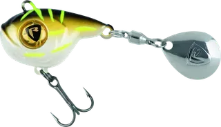 Fox Rage Big Eye Spin Tail 8g Black/Gold Colorado Silver