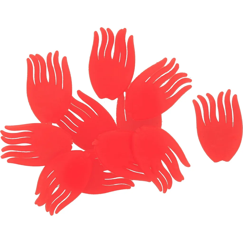 Westin Spotty Rig Fins XL UV Orange 16pc