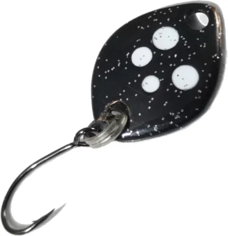 Troutwerk Spoon 1.2cm 0.8g Black/White Dots