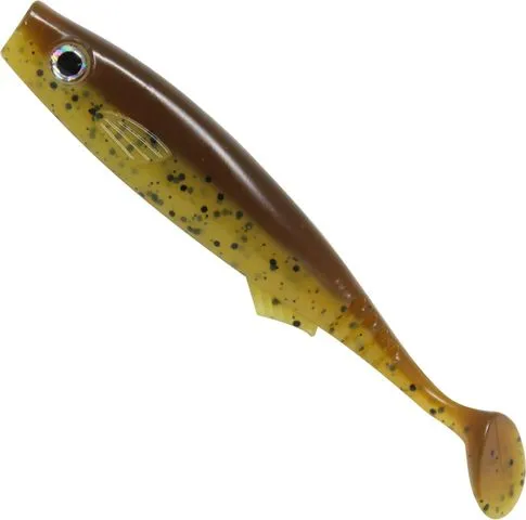 Seika Pro Fortuna Shad Softbait 10cm 5pc Green Chartreuse