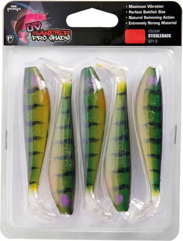 Fox Rage Ultra UV Zander Pro Shad 7.5cm Stickleback