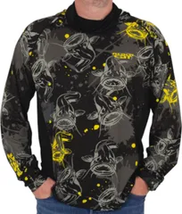 Black Cat Performance Sun Top T-Shirt L