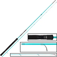 FTM Strike Area Spinning Rod 2.2m 1.2–6g 2pc