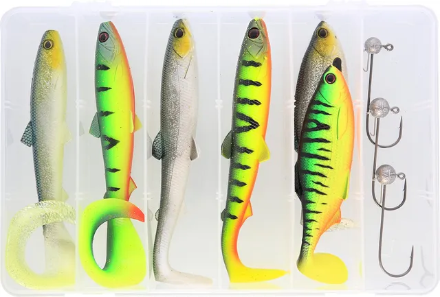 Westin Pike Box Köder-Set 10Pcs Cast & Jig Softbait Spring