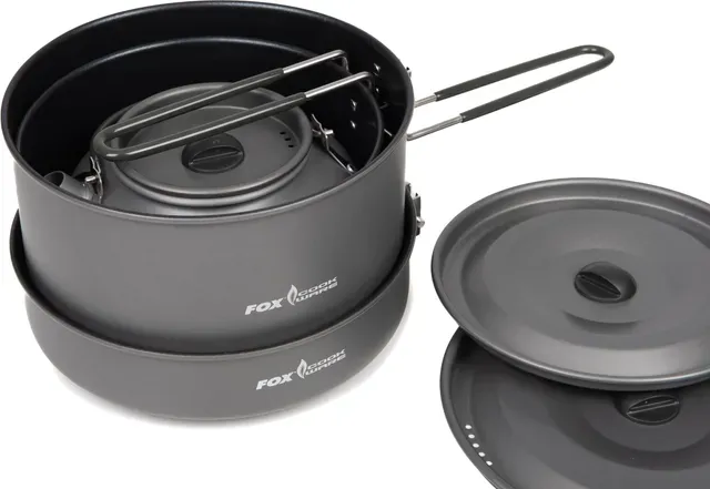 Fox Cookware 4 Piece Deluxe Kochset 0.9–2.8L