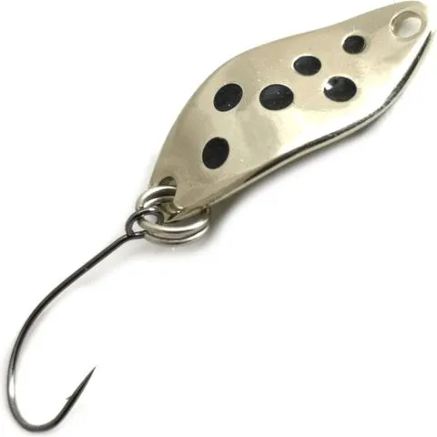 Troutwerk Spoon 1.5g 2.3cm Silver/Black dots