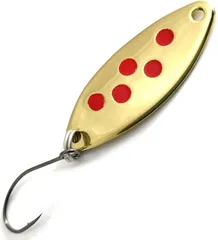 Troutwerk Spoon 3.3cm 2.5g Gold-Coloured/Red Dots