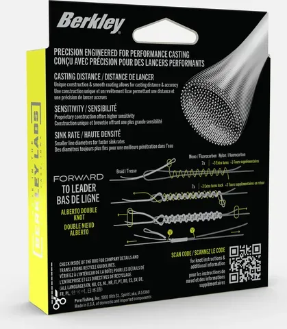 Berkley Forward Braid Braided Line 0.17mm 8.9kg 150m Low-Vis Green