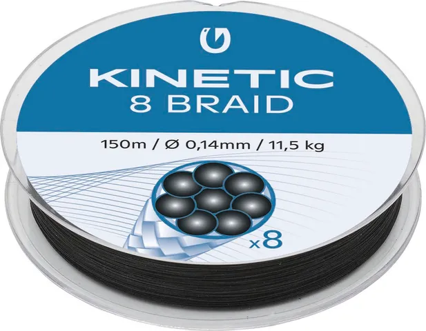 Kinetic 8-Braid Geflochtene Schnüre 028 0.20mm 15kg 150m