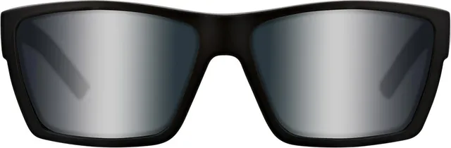 Westin W6 Street 100 Polarisationsbrille Matte Black Smoke Silver Flash Blue