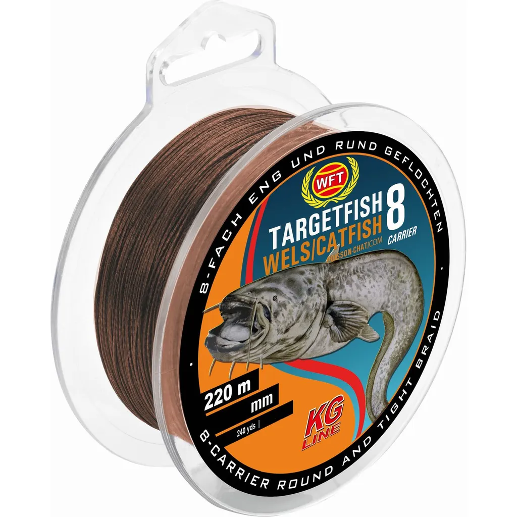 WFT TF8 Catfish Geflochtene Schnur 0.6mm 60kg 220m
