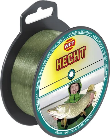 WFT Zielfisch Hecht Monofilament-Schnur 0.35mm 10.3kg 300m Grün