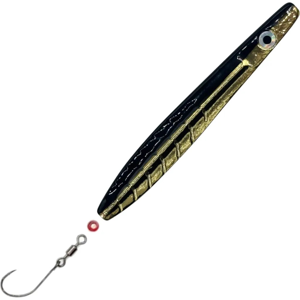 Troutwerk ParaLAXX Meerforellenblinker 5g 6,5cm Schwarz Gold