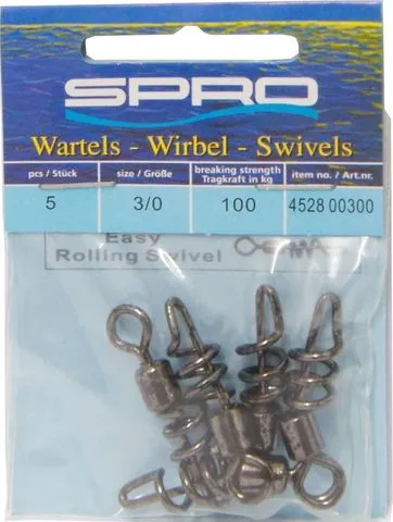Spro Easy Rolling Swivel 100kg 3/0