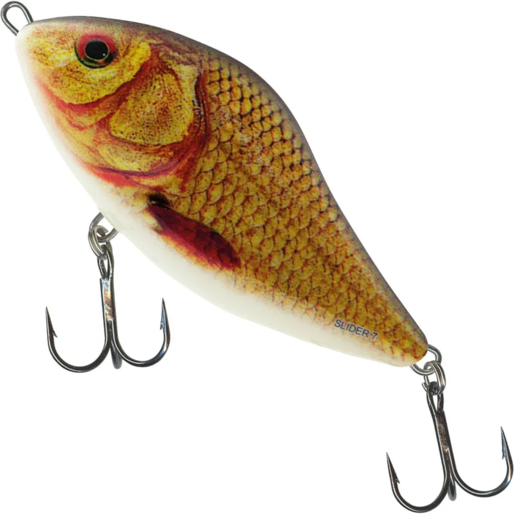 Salmo Slider Jerkbait Wobbler 10cm 36g Supernatural Golden Crucian