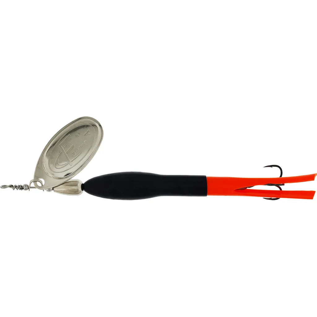 Westin FC Downstream Spinner #5 35g Black / Flouro Orange Silver Blade