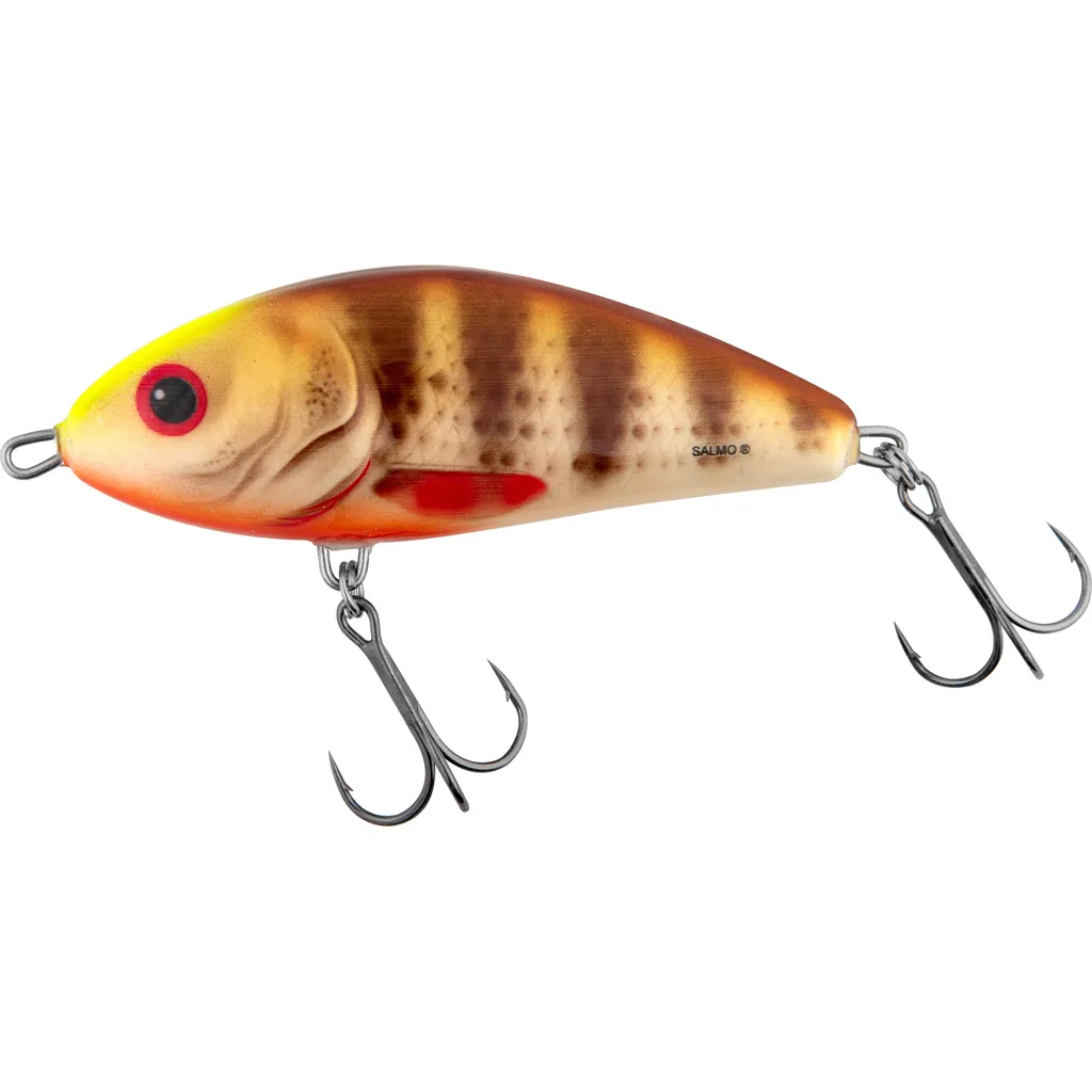 Salmo Fatso Floating Jerkbait 10cm 48g Spotted Brown Perch