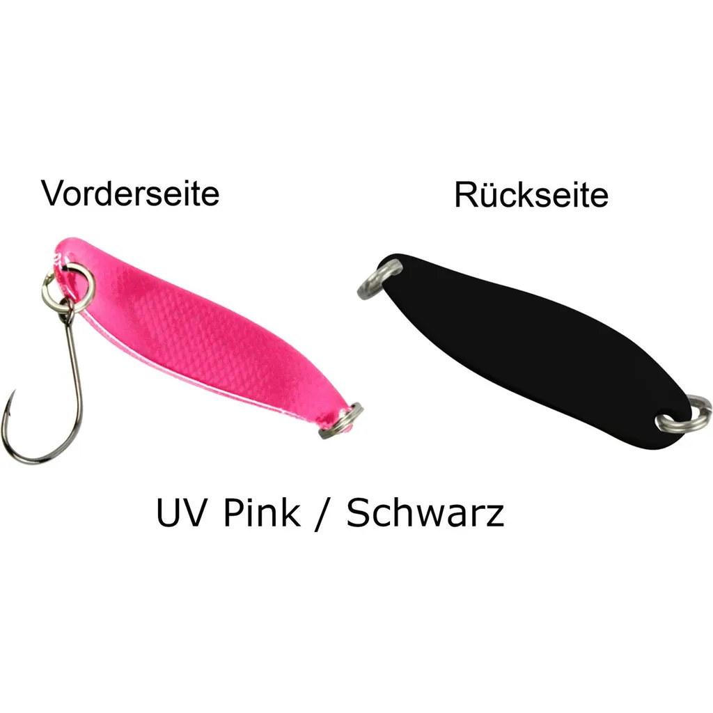 FTM Spoon Hammer 3.3cm 2.4g UV Pink/Schwarz