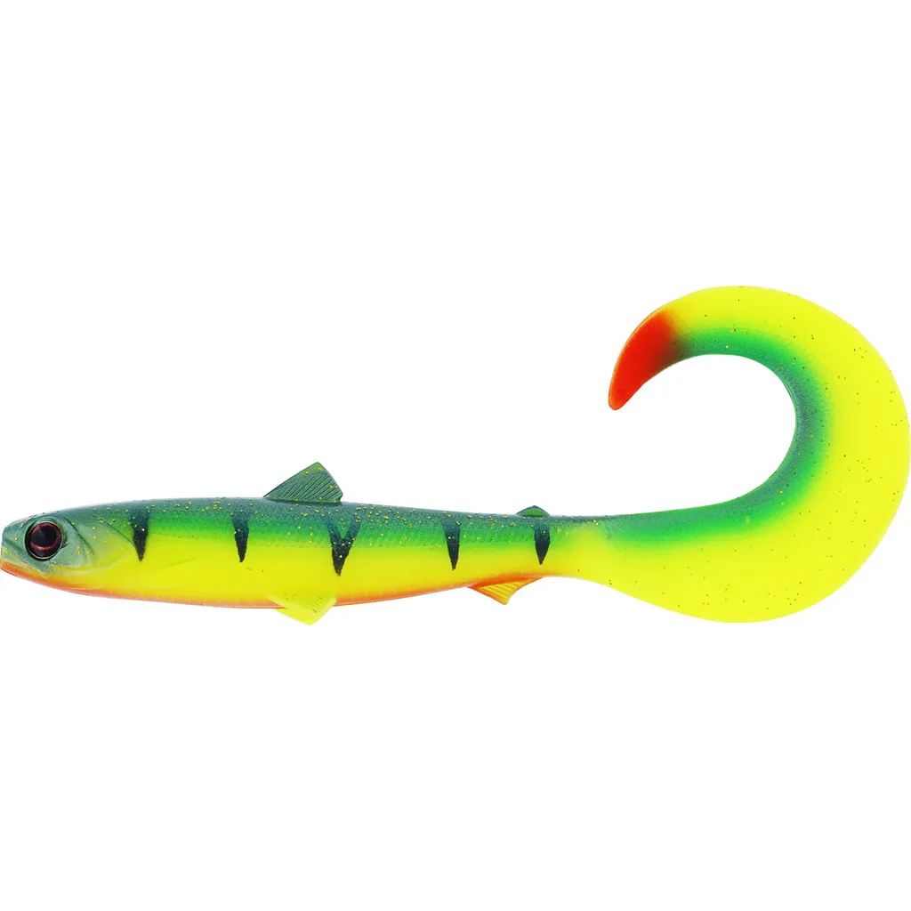 Westin BullTeez Curltail Gummifische 10cm 6g Tiger Perch