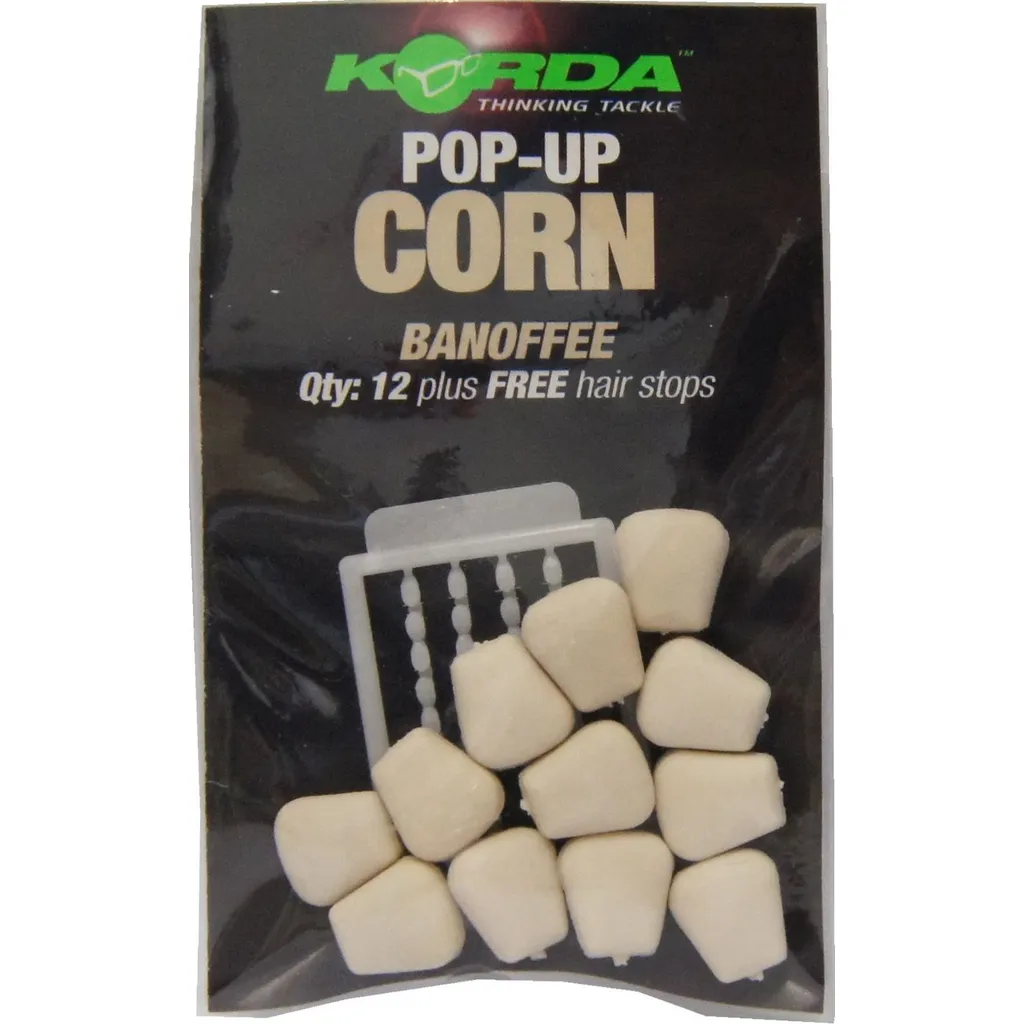 Korda Fake Pop-up Corn Boilies & Carp baits Weiß