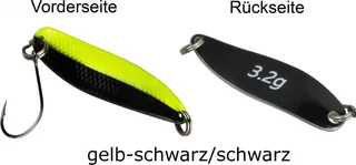 FTM Spoon Hammer 3.8cm 3.2g Yellow-Black/Black