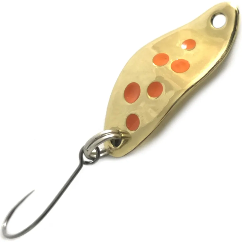 Troutwerk Spoon 1.5g 2.3cm Gold Orange Punkte