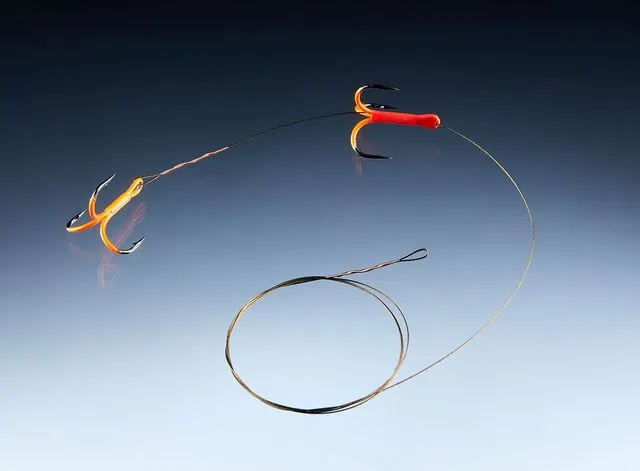 Balzer MK Adventure Makrelen/Herings System Steel Leader with Treble Hooks 80cm 9kg