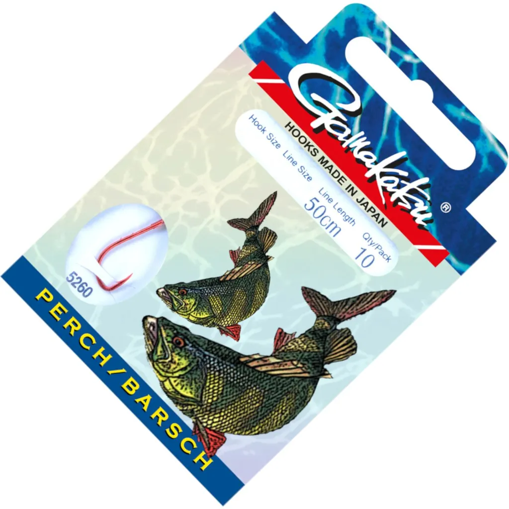 Gamakatsu Perch LS-5260 Fertigmontage #8 50cm 0.20mm