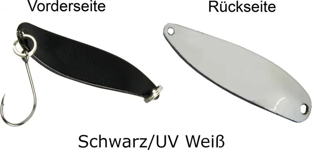 FTM Spoon Hammer 3.3cm 2.4g Schwarz/UV Weiß