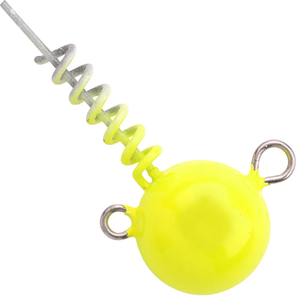 Spro Spiral Head Jigkopf 5g UV Gelb