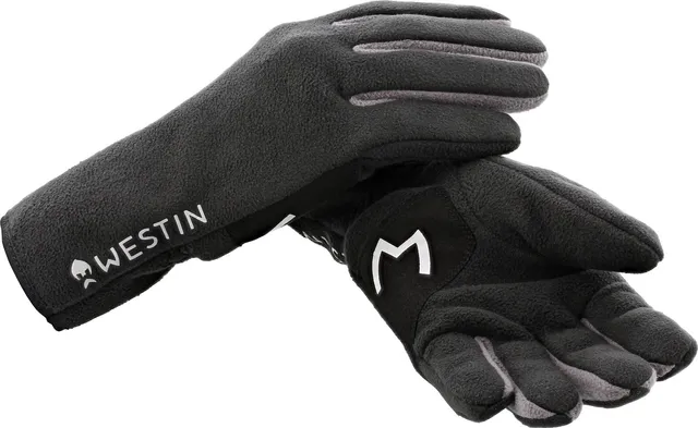 Westin Full Fleece Gloves M Carbon Black