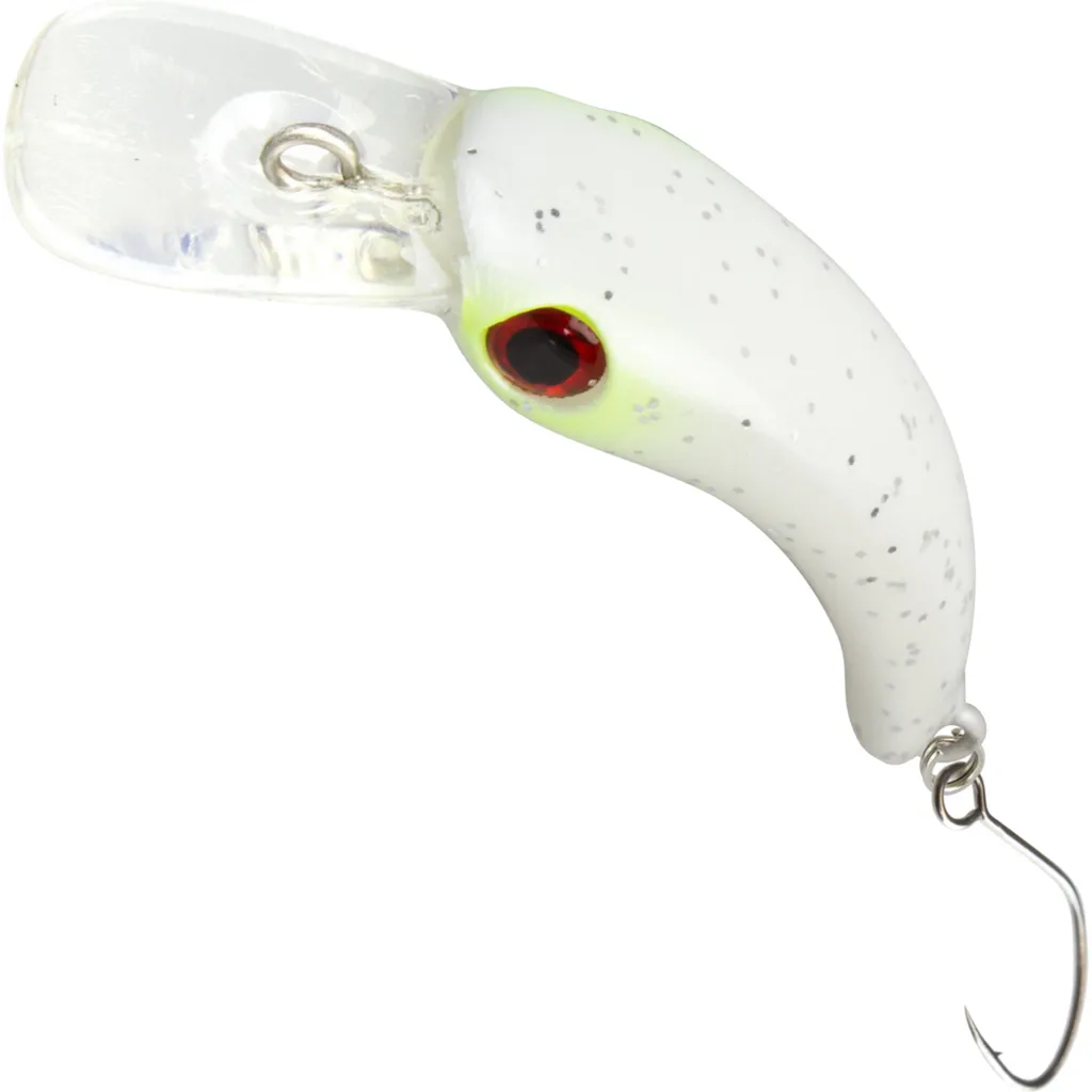 FTM Masu Wobbler 2.9cm 1.2g Weiß/Gelb/Glitzer
