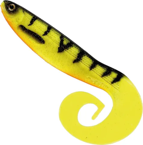 Westin Curl Teez Gummiköder 7cm 3.5g Fire Perch