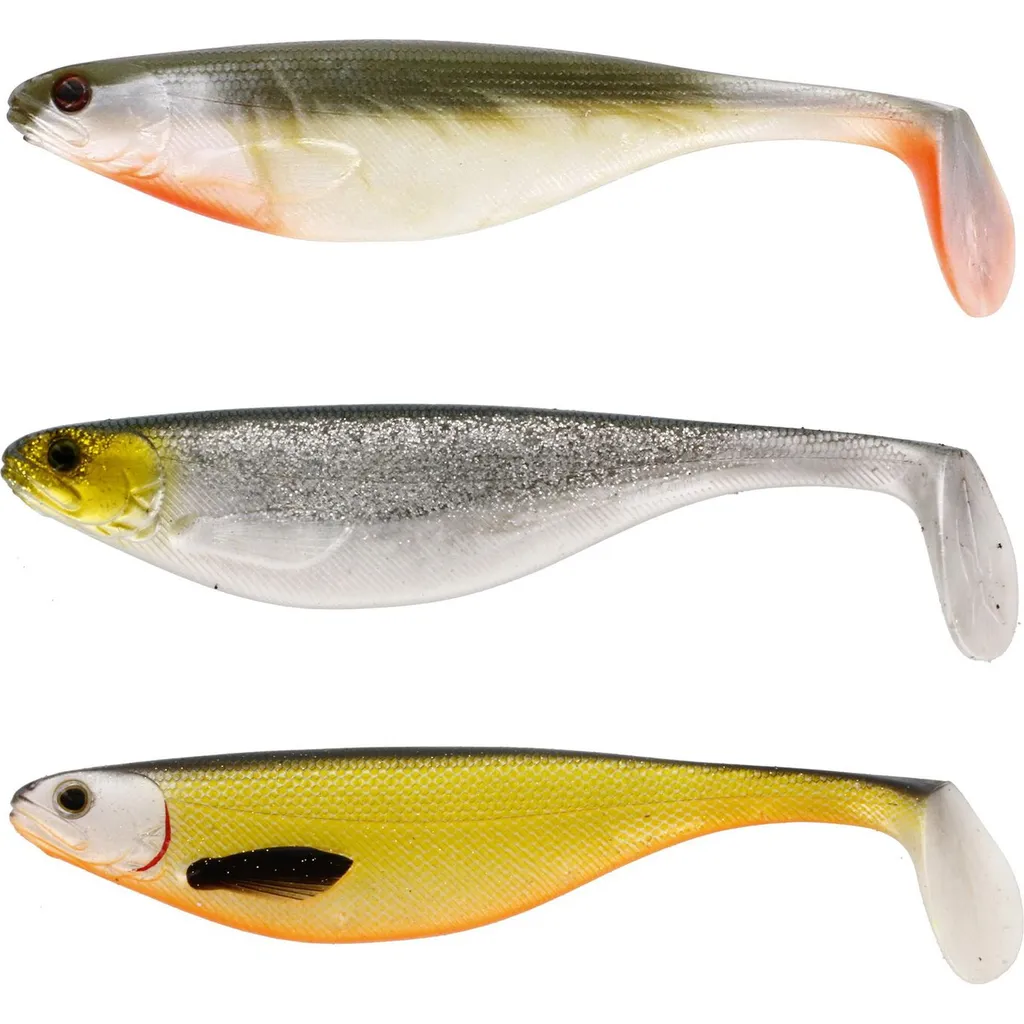 Westin ShadTeez Gummifisch 9cm 7g 3pc Clear Water Mix