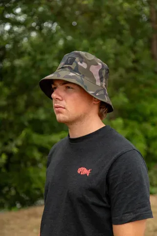 Fox Reversible Bucket Hat Khaki Polyester