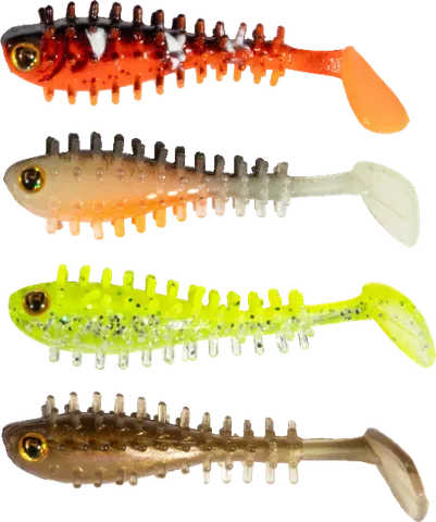 Fox Rage Micro Spikey UV Weiche Köder 4cm Mixed