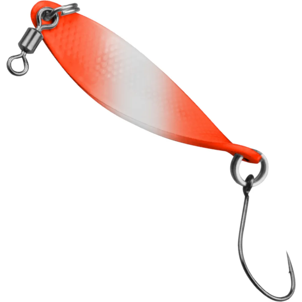 FTM Spoon Wob 4cm 3.2g Neon Orange Lumi/Schwarz Glitter