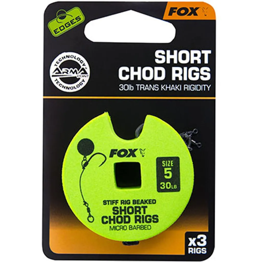 Fox Armapoint Chod Rig #5 13.6kg 3pcs Stiff Rig Beaked