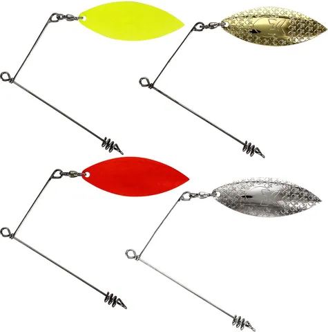 Westin Add-It Spinnerbait Willow Spinnerbait Rig & Blade Large Chartreuse Yellow