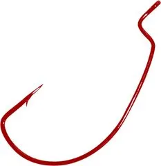 Gamakatsu Offset EWG Hook Red 5/0 4pcs