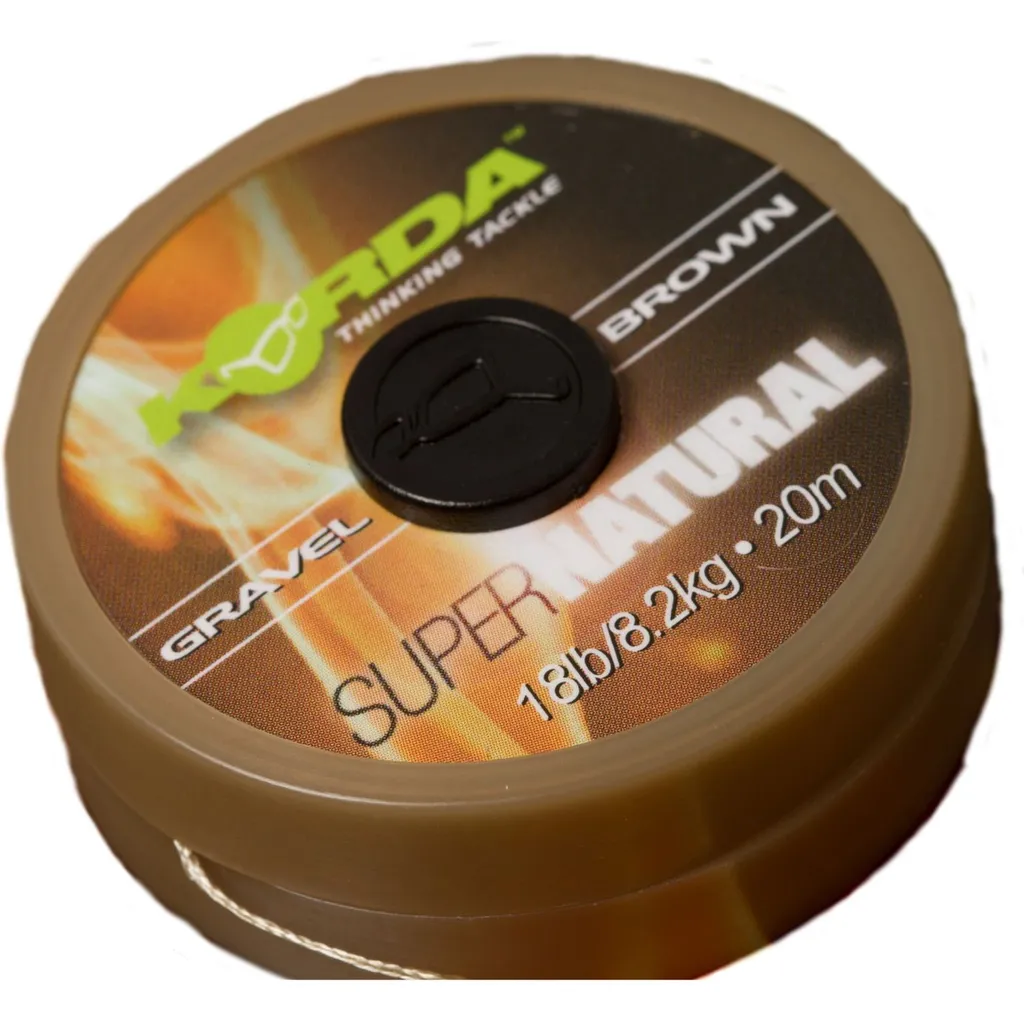 Korda Super Natural Vorfach und Zubehör 20m 11.3kg Gravel