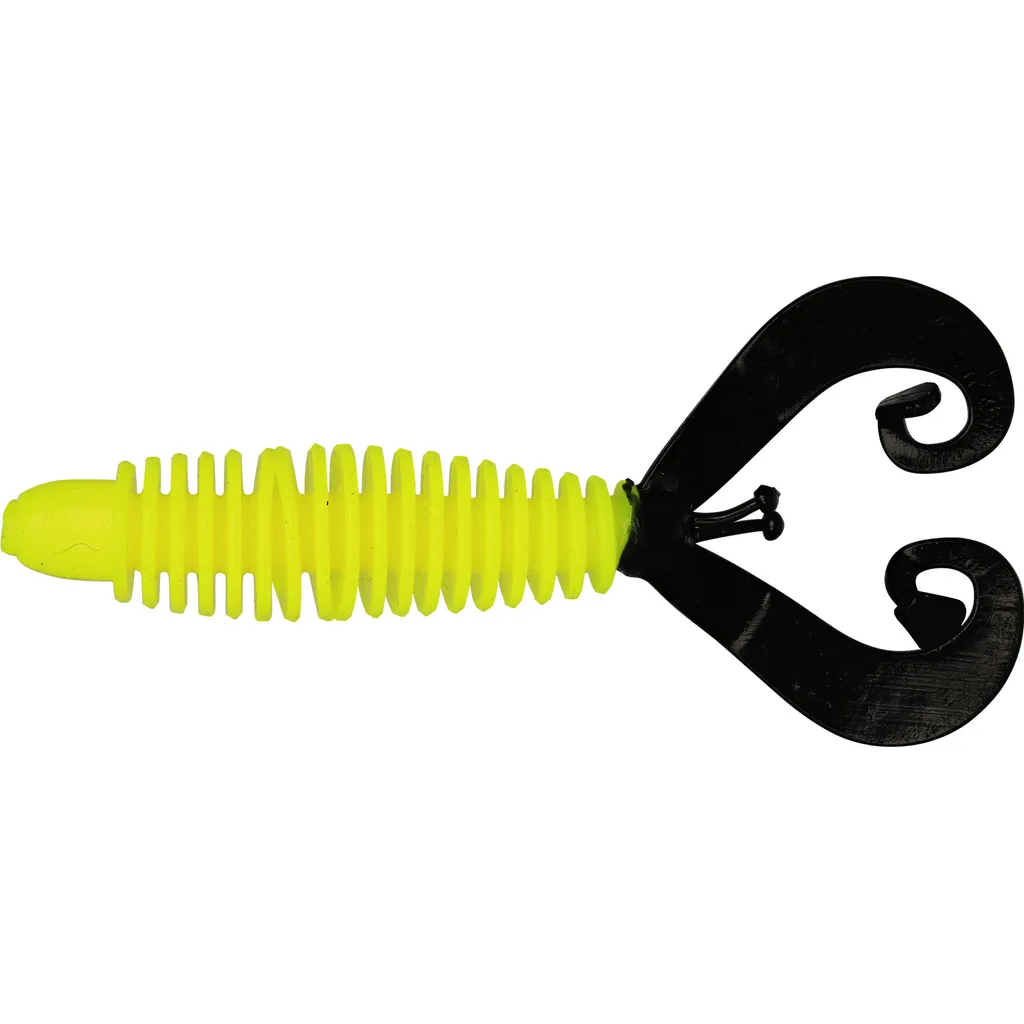 Westin Ringcraw Gummiköder 6cm Black Yellow Garlic Cheese
