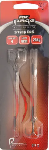 Fox Rage Titanium Stinger #4 23kg 8cm