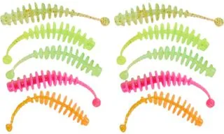 Balzer Trout Collector Pinball Mix Weiche Köder 10pc Rubber Jig