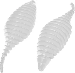 FTM Omura Baits Pongo Junior Gummiköder 4cm Weiß Knoblauch