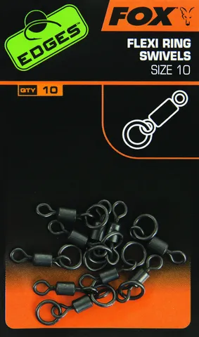 Fox Edges Flexi Ring Swivel 10 10pcs