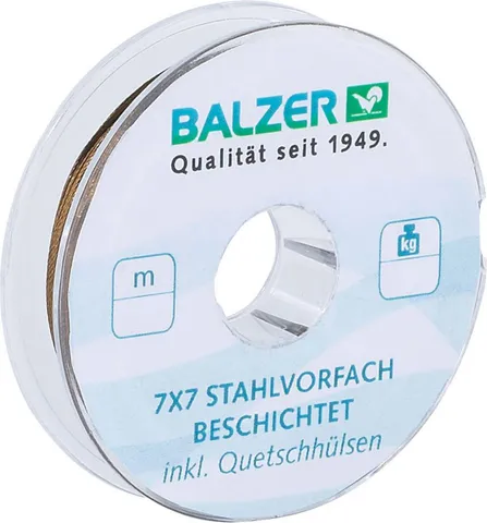 Balzer 7x7 Niroflex Vorfach und Zubehör 5m 13kg