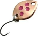 Troutwerk Spoon 0.8g 1.2cm Copper/Pink Dots