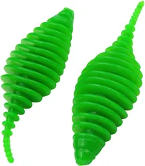 FTM Omura Baits Pongo Junior Gummiköder 4cm Neon Grün Knoblauch