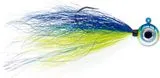 VMC Moontail Jig 7158 3.5g 2/0 Blue Fire UV Flat Aspirin Head